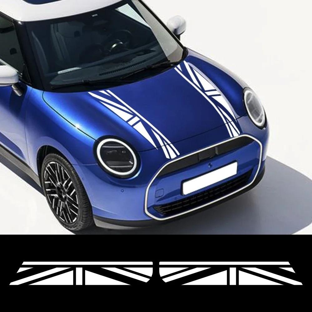 Полосы на капот автомобиля Наклейки Гоночные Виниловые Наклейки Для MINI Cooper S R55 R56 F56 F55 F57 F60 R60 Countryman JCW Авто Аксессуары