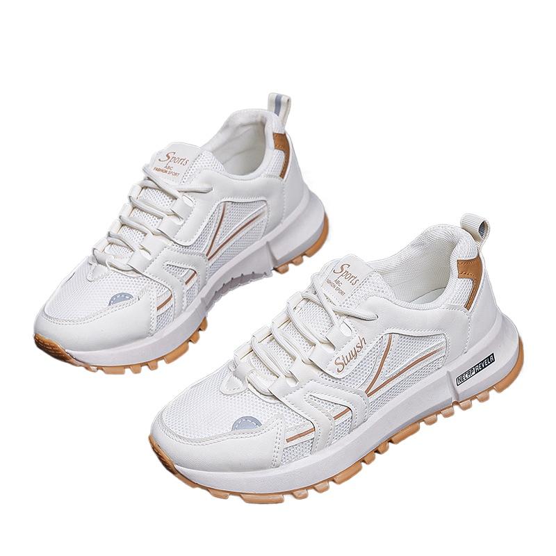 Women Platform Sneakers New Thick Bottom Vulcanized Shoes Woman Breathable Comfortable Casual Flats Walking Shoes