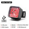 WT06 Bike Light Headlight Taillight USB Rechargeable Lantern Bicycle Tail Light  Front lights Tail Lights Bike Accessories