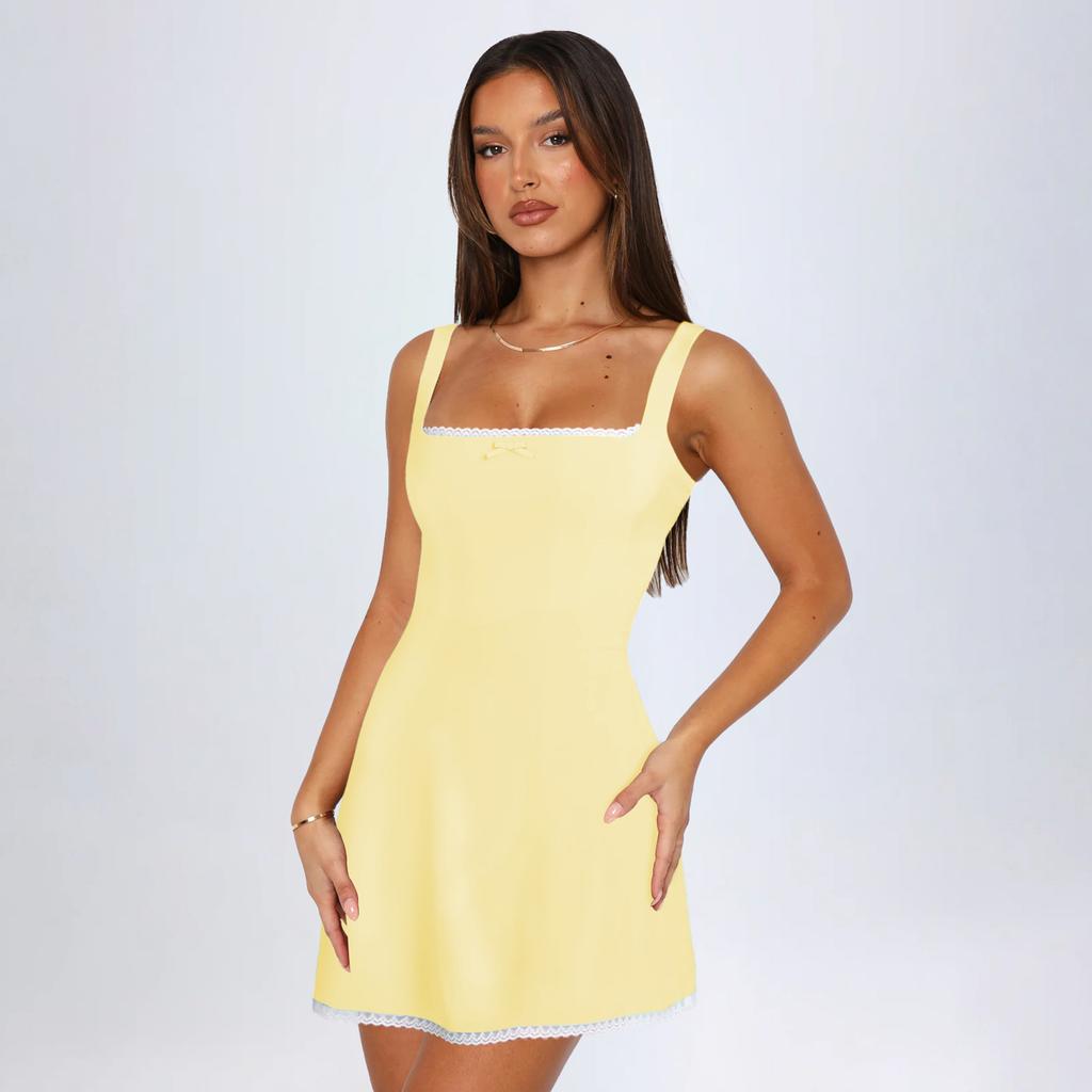 Женское мини-короткое платье