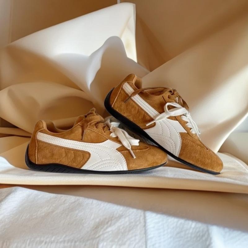 Женские кроссовки 2024 года в стиле ретро, удобные, дышащие, маленькие, белые