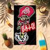 Ohio State Buckeyes (5) Theme Beach Towel Sand Resistant Soft And Comfortable Suitable For The Pool Camping Yoga And Diving A Travel Essential