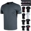 Мужская футболка большого размера быстросохнущая: Спортивная одежда с коротким рукавом 5X-6X для лета