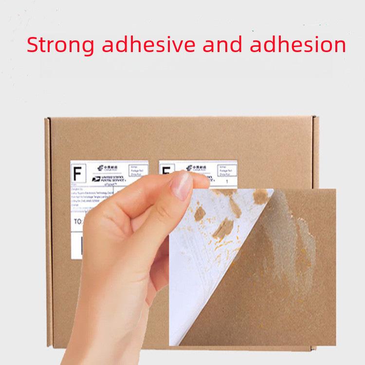 Spot Three-Proof Self-Adhesive Thermal Label Paper for Barcode Printing (100x100mm)