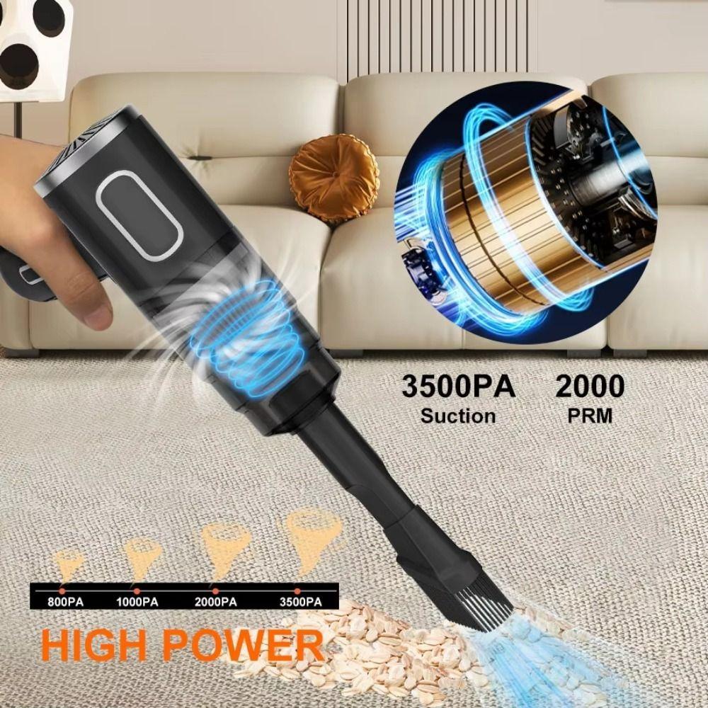 Electric Car Vacuum Cleaner Cordless Handheld Vacuum Portable Car Dust Collector Set Dust Removal