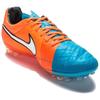 Nike Tiempo Legend 5 Удобные AG с круглым носком (Резиновые короткие шипы) Дышащие Быстросохнущие Футбольные Бутсы Мужские Футбольные Бутсы Сине-Оранжевые 631612-418