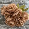 7 Heads Peony Silk Flowers Table Decor Fake Flower New Artificial Flowers  Wedding Decoration