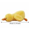Fluffy Long Hair Duck Plush Doll Soft Duck Stuffed Animal Toy Huggable Duck Plush Toy  Home Decor