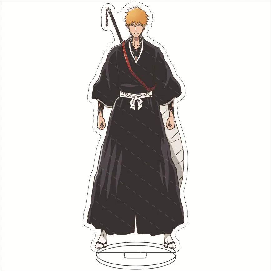 Аниме BLEACH Акриловые Декоративные Поделки Игрушка 15 см Ичиго Куросаки Айзен Сосуке Коллекционные Фигурки Настольное Украшение Дома