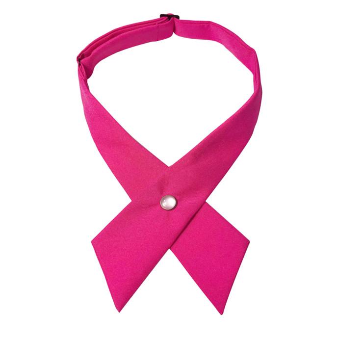 Crisscross Bow Tie Fashion Solid Color Detachable Collar Men and Women Jk Collar Comfortable Breathable