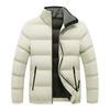 Cotton Men's Warm Winter Fleece Jacket Casual All-match Jacket 4XL Parka