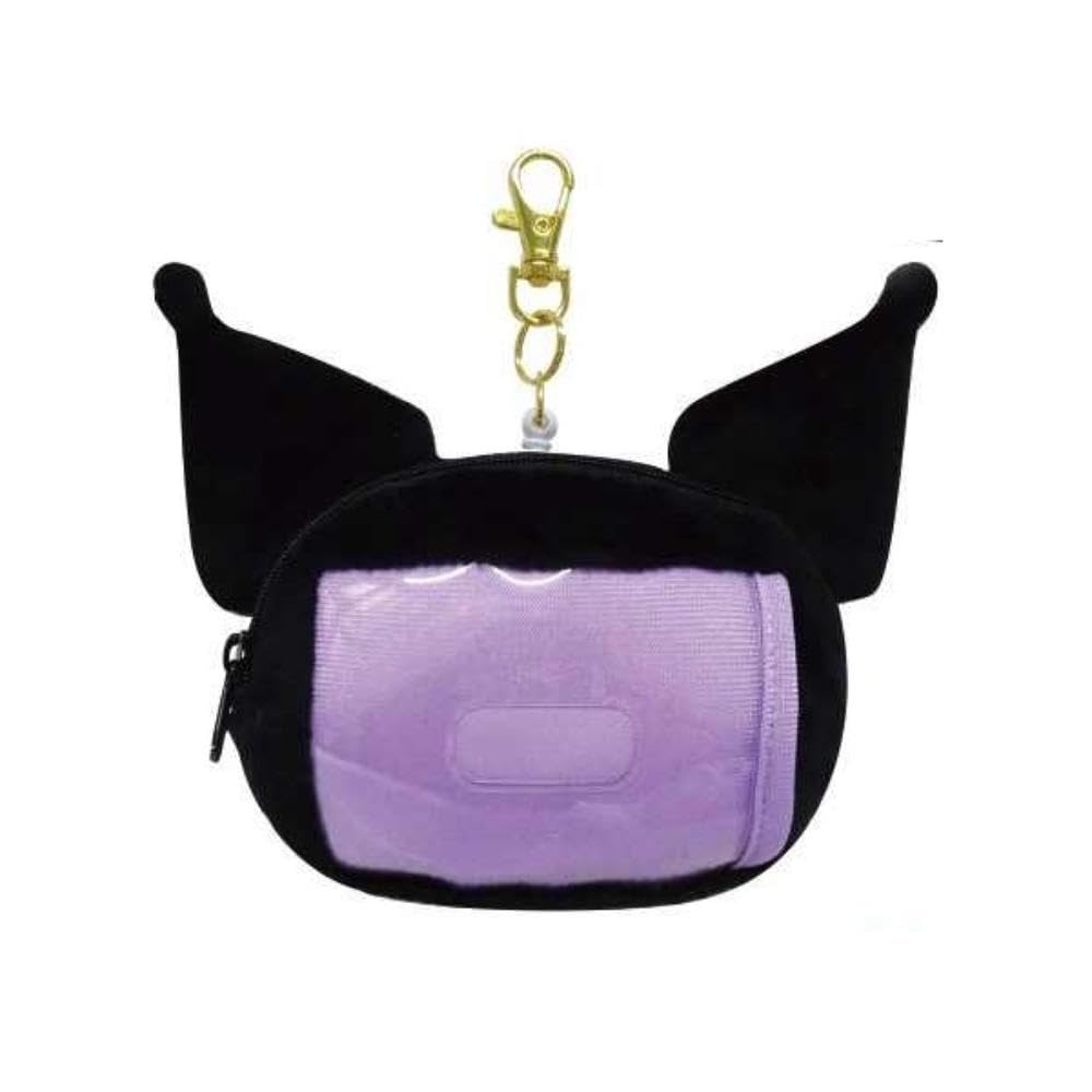 Чехол для пропуска лица персонажей K-Company Sanrio Kuromi CPC1-KU H11.2 x W13.3 x D4 см