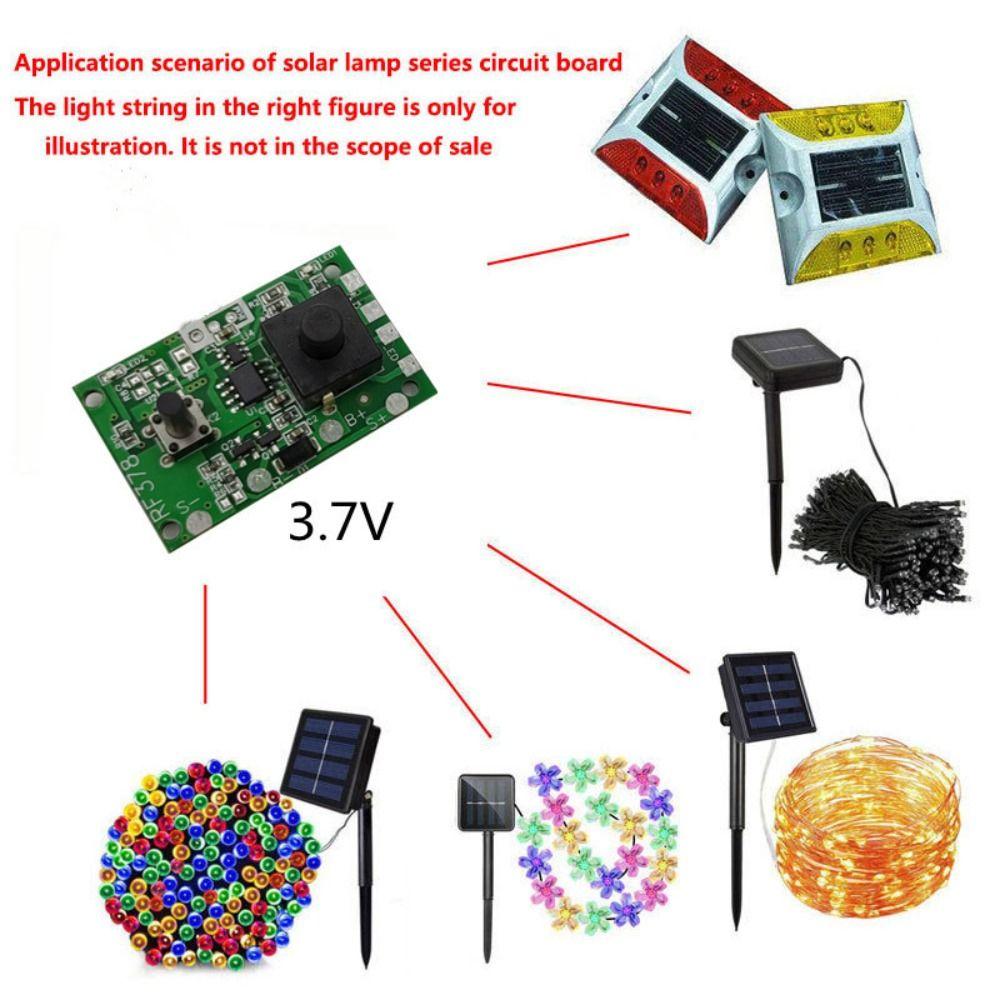 With Switch Solar Lamp String Control Board Solar String Light Controller Solar Road Stud Light