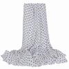 Polka Dot Chiffon Summer Beach Shawl: Lightweight, Breathable, Versatile Scarf