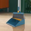 Long Handle Broom with Dustpan 180-Degree Bristles Angle Adjustment Stiff Set Buckle Type Broom