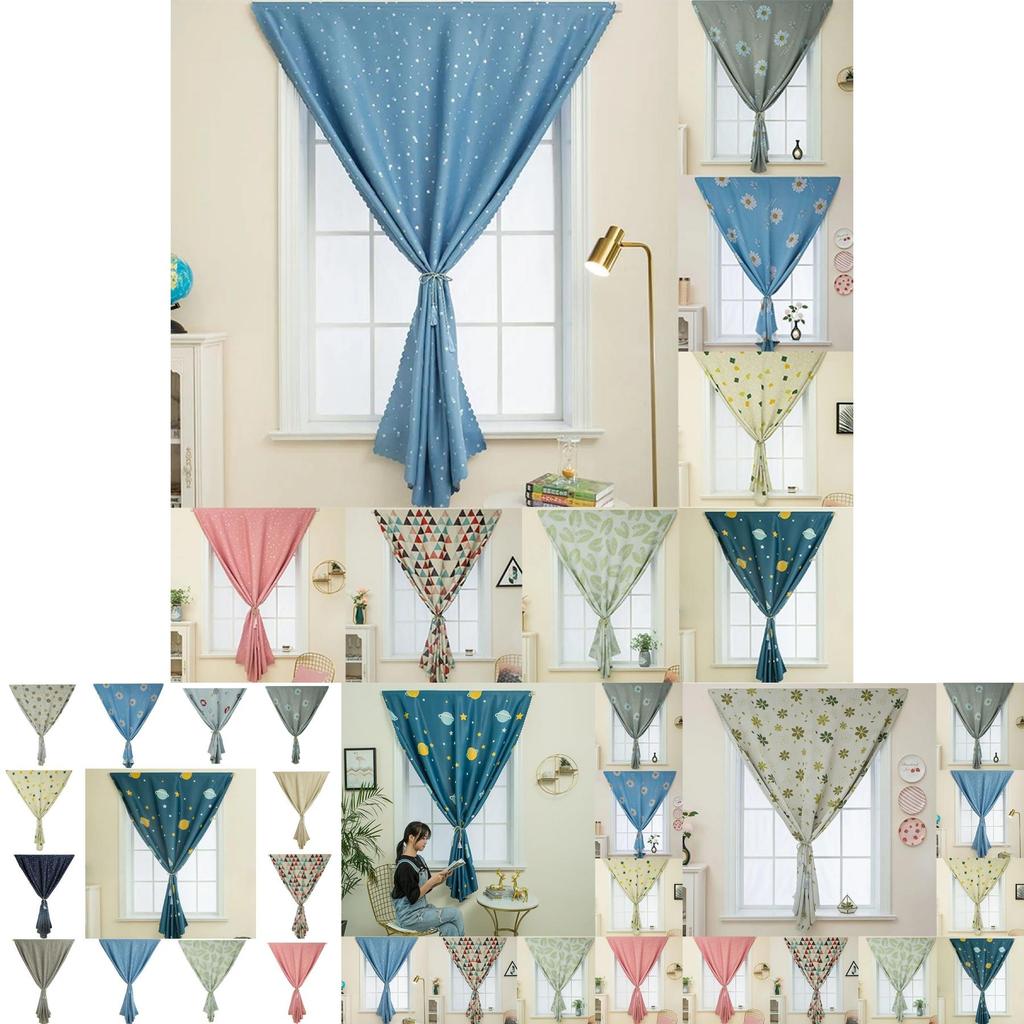 Шторы на липучке для окна, самоклеящиеся шторы блэкаут для декора дома, спальни и гостиной