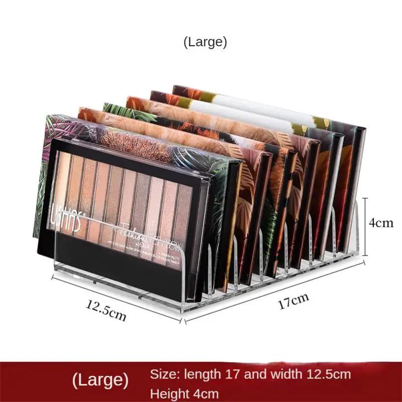 Eye Shadow Tray Storage Box Large Capacity Cosmetics Display Rack Powder Blusher Dresser Makeup Cosmetics Shelf Organizers