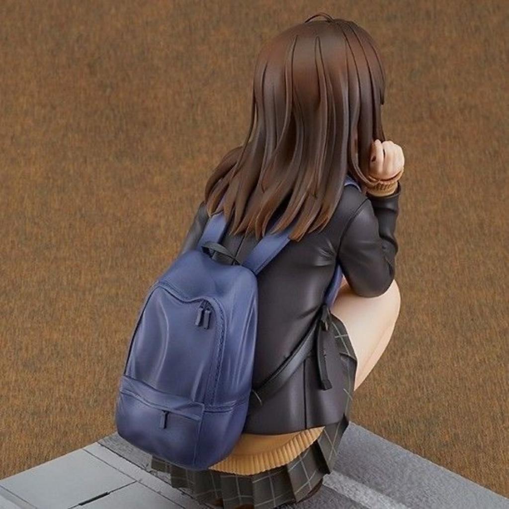 Anime Figure Ogiwara Sayu Shave The Beard And Pick Up Schoolgirl Sitting Uniforms Model Ornaments Collection Doll Toys Gift