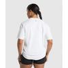 Gymshark LifTing EssenTials Graphic Oversized T shirT whiTe B3b9z Wb57