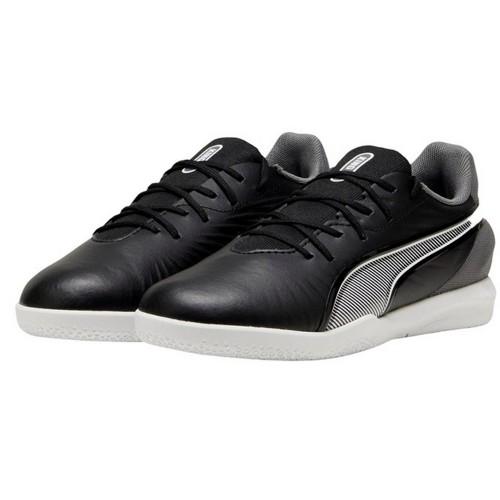 Puma Childrens/Kids King Match Leather Indoor Football Trainers