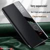 Оригинальный чехол-книжка из натуральной кожи со смарт-окном для Huawei Mate 60 Pro