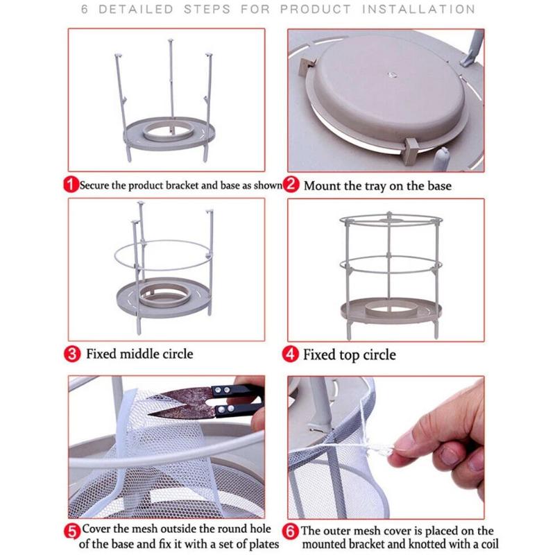 Fly Trap Cage Hanging Insect Catcher Net Portable Fold Insect Trap For Outdoor Garden Orchard Vegetable Farm Reusable Fly Mesh