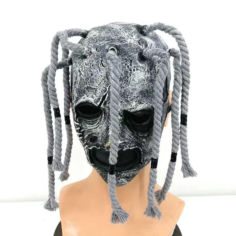 Hot-selling new latex headgear featuring the Live Knot band, a Live Knot deathcore mask, and a Halloween horror demon mask