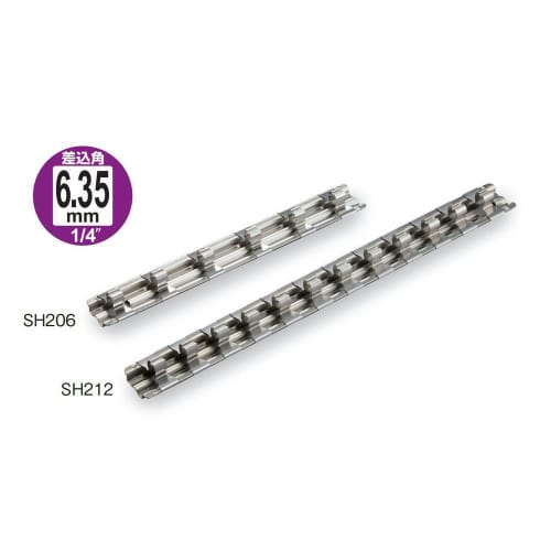 TONE HPSH206 Socket Holder, 6.35mm (1/4") Drive, 6 Links