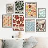 Abstract Flower Market Vintage Botanical Wall Art Canvas Painting Nordic Posters And Prints Wall Pictures For Living Room Decor