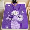 Courage the Cowardly Dog  Print Flannel Blanket, High quality Comfortable for All Seasons, Home Decor, Warmth and Comfort
