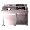 Commercial Double-Hole Meal Service Cart