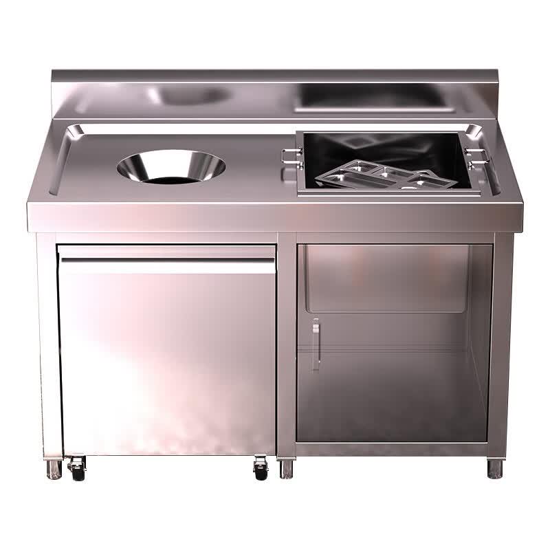 Commercial Double-Hole Meal Service Cart
