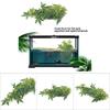 Green Artificial Plant Fake Leaves Aquarium Fish Tank Reptile Terrarium Ornaments Decor