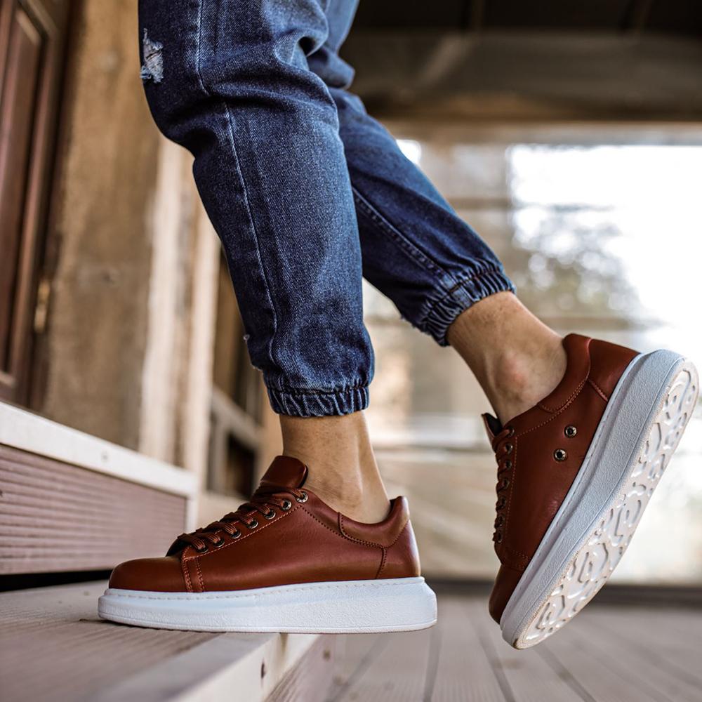 Chekich Мужская обувь Повседневная обувь Кроссовки Белые мужские кроссовки 2023 Летняя повседневная обувь на шнуровке Гибкая модная прогулочная подошва средней высоты Спортивная CH257