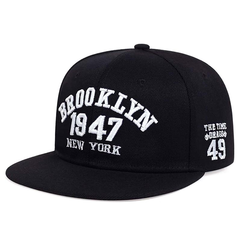 Fashion Letters Embroidery Snapback Hat Adult Hip Hop Caps Outdoor Sports Sun Hats Adjustable Baseball Cap Cotton Hat