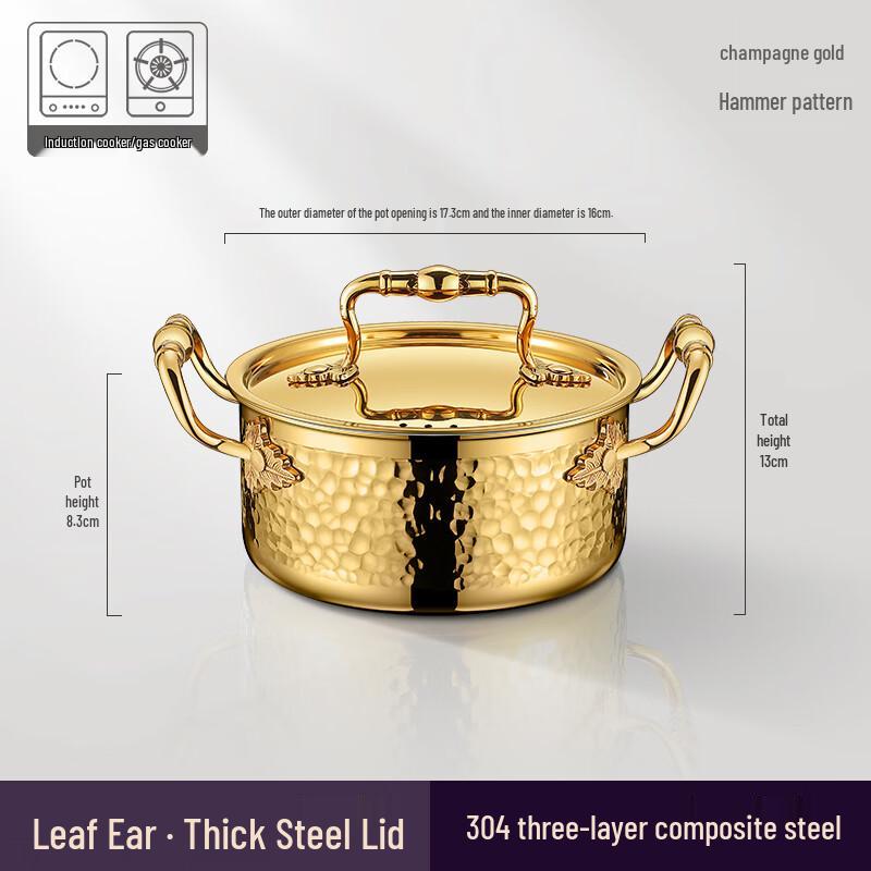 Ouluoti 304 Stainless Steel Single-Person Hot Pot