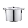 Stainless Steel Soup Pot with Lid Large Commercial Cooking Pot for Soup Stew Seafood Multifunctional Induction Cooker