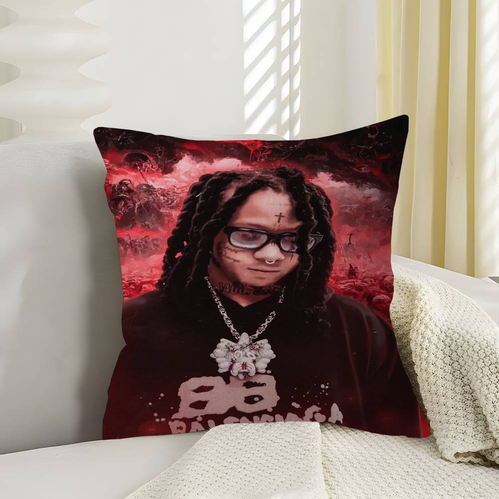 Rapper T-Trippie R-Redds Cushion Cover Polyester Sofa Cushions Decorative Throw Pillows Home Decoration Pillowcover