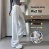 Women's High Waist Wide Leg Casual Sweatpants - Petite Slim Fit for Autumn/Winter 2024
