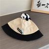 Cute Panda Fisherman Cap Outdoor Sun Hat New Bucket Hat  for Toddler