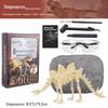 DIY Dinosaur Fossil Excavation Toy: Tyrannosaurus & Triceratops Skeleton Models for Kids