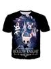 Летние футболки с 3D-печатью по игре Hollow Knight для мужчин и женщин, модная уличная одежда, с коротким рукавом