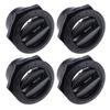 4pcs Air Conditioning Deflector Outlet Vent 60mm Rotatable Round A/C Air Outlet