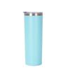 powder coated azure blue 20oz