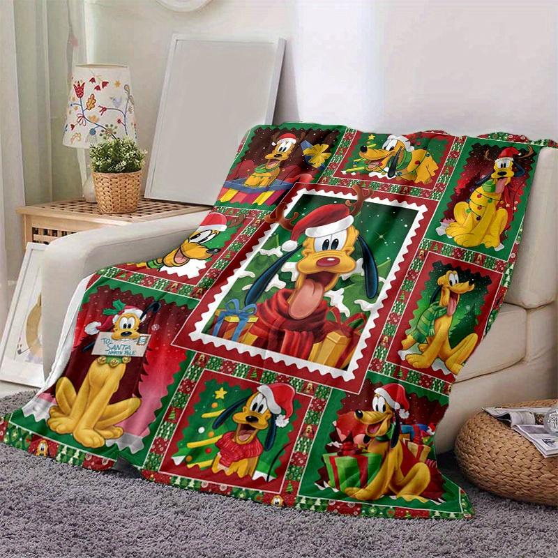 1pc Christmas Pluto Dog Gift Blanket for Home Office Outdoor Decoration Present