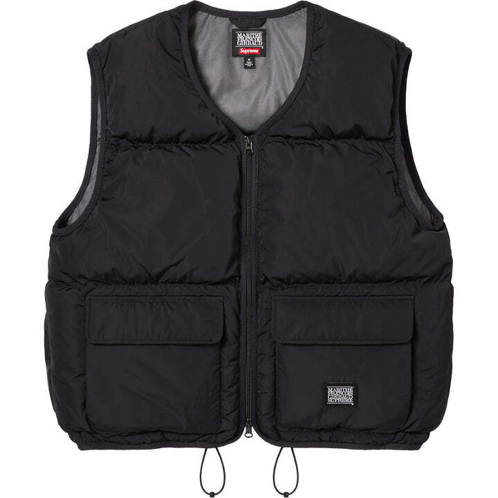 Supreme Marithe Francois Girbaud Down Puffer Vest Black