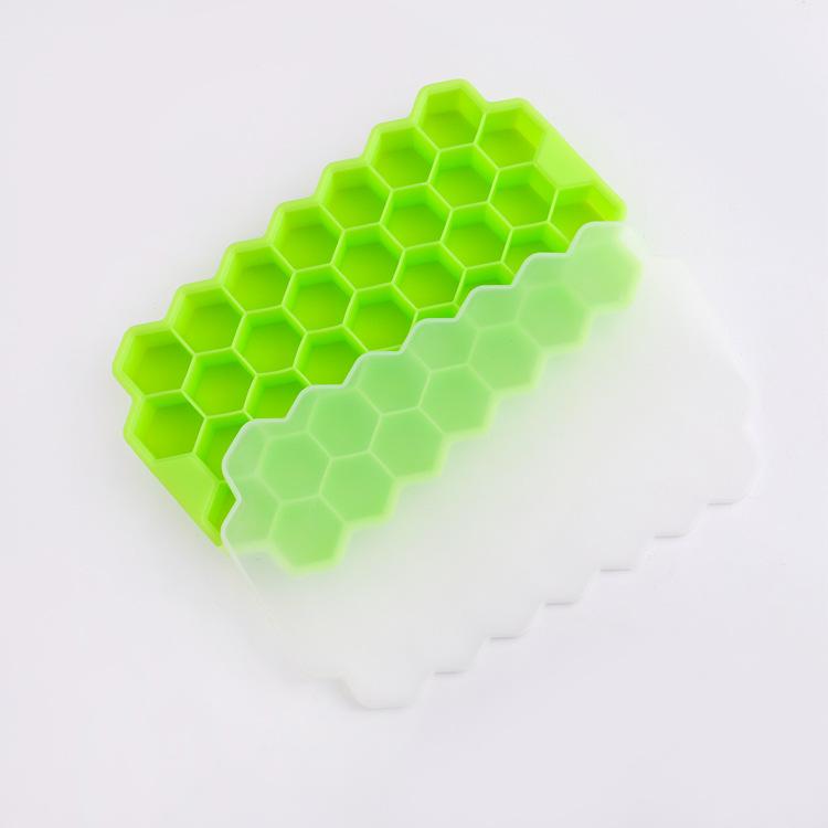 Food Level Silicone Ice Cube Maker 160 Square Tray Ice Cream Mold Summer Drink Wine Milk Tea Ice Cube Mold Kitchen Supplies