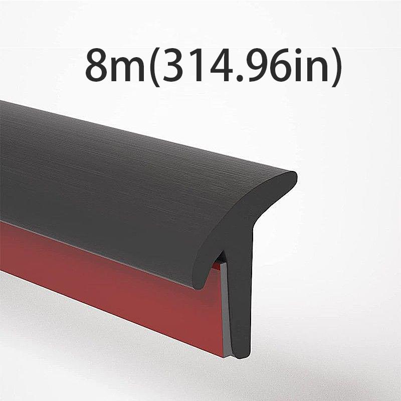 Универсальная автомобильная резиновая уплотнительная полоса наклонная Т-образная водонепроницаемая кромка резиновый уплотнитель кромка