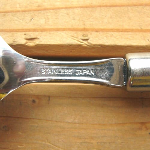 Nagao Tsubame-Sanjo Wood Dinner Fork, Set of 2, 19cm, Stainless Steel and Wooden, Made In Japan