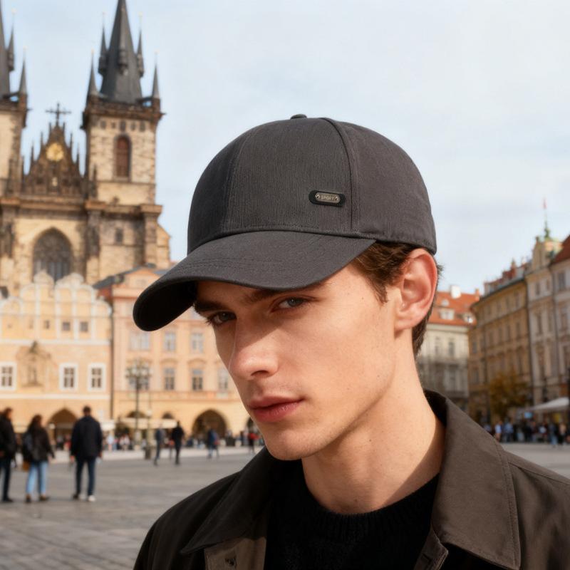 Men'S Hat Spring And Autumn Simple Cap Middle-Aged Men'S Outdoor Casual Baseball Cap Fashion Sun Hat